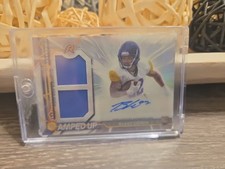 2024 Topps- Amped Up Rookie Patch Autographs Blake Corum #AU-BC (AU, MEM, RC)