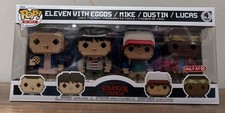 Funko Pop! 8 Bit Stranger Things 4-Pack Eleven with Eggos Mike Dustin Lucas NEW