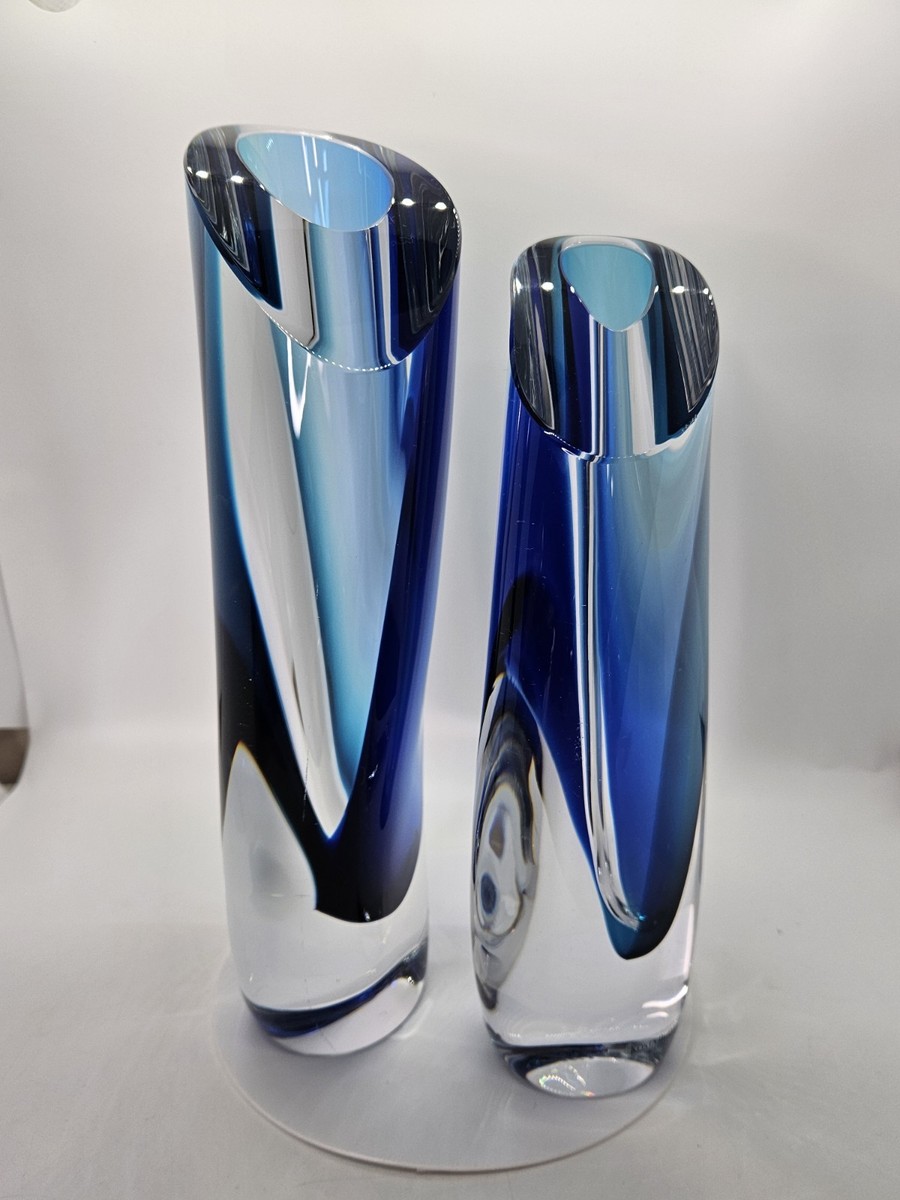 KOSTA BODA SEASIDE Goran Warff 花瓶 LABEL. Kosta Boda Seaside Vase. Goran Warff. Kosta Boda