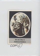 1972 Sunoco NFL Action Player Stamps Jim Otto HOF 0ji1