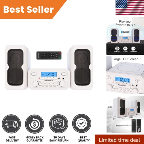 Home Audio Solution: Cd Shelf System with Bluetooth, Fm Radio & Remote Control
