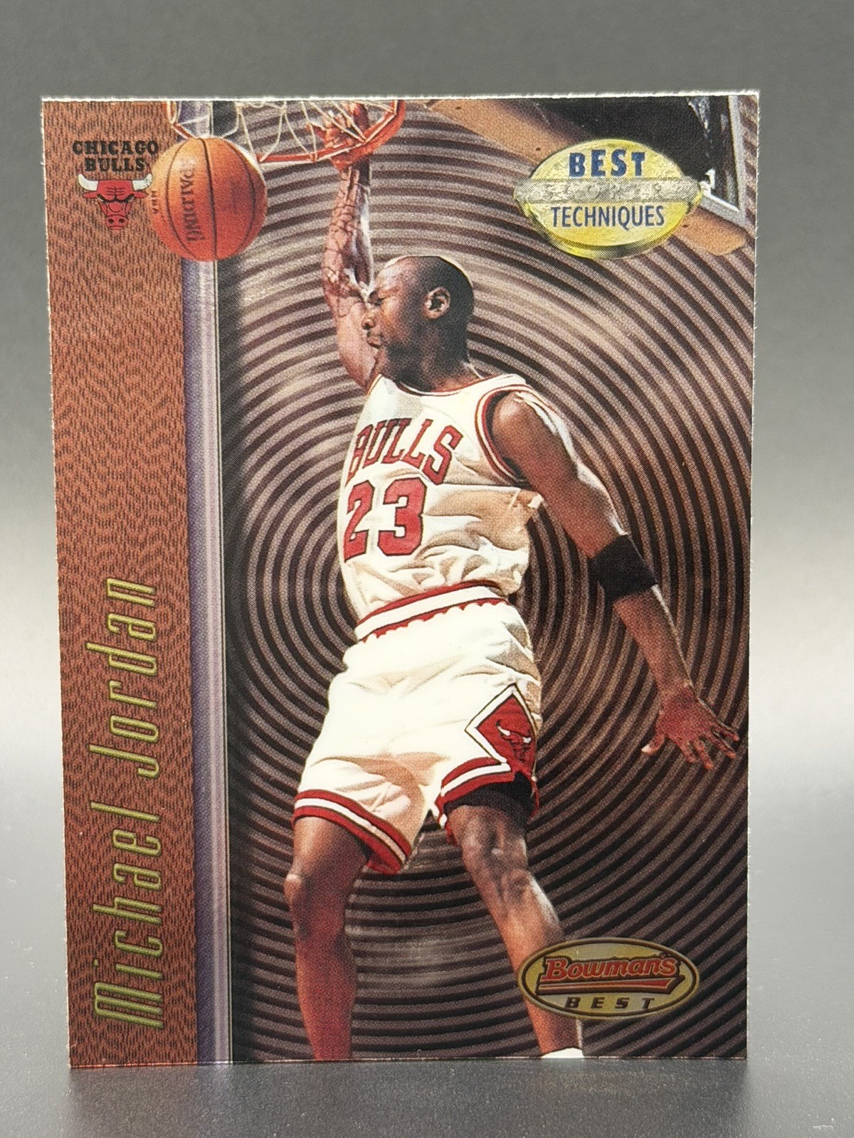 1997-98 Bowman's Best Best Techniques Michael Jordan #T2 HOF