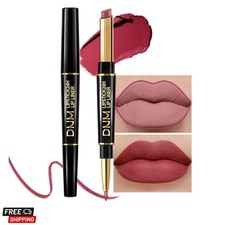 1Pcs Mauve Red Lip Liner and Lipstick Set Kit for Women Matte Lips Kit with L...