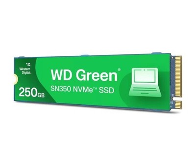 718037880075 SSD Green 250GB M.2 2280 SN350 NVMe PCIe WESTERN DIGITAL