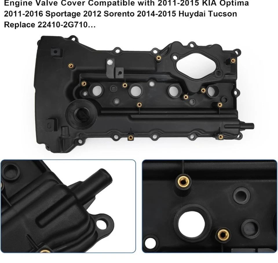 起亚 Optima、起亚 Sportage、起亚索伦托和现代 Tuscon 发动机阀盖 — 第 4/4 张图片
