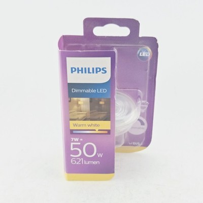 Philips GU5.3 LED Strahler Leuchtmittel 7W 50W warmweiß 2700K dimmbar MR16