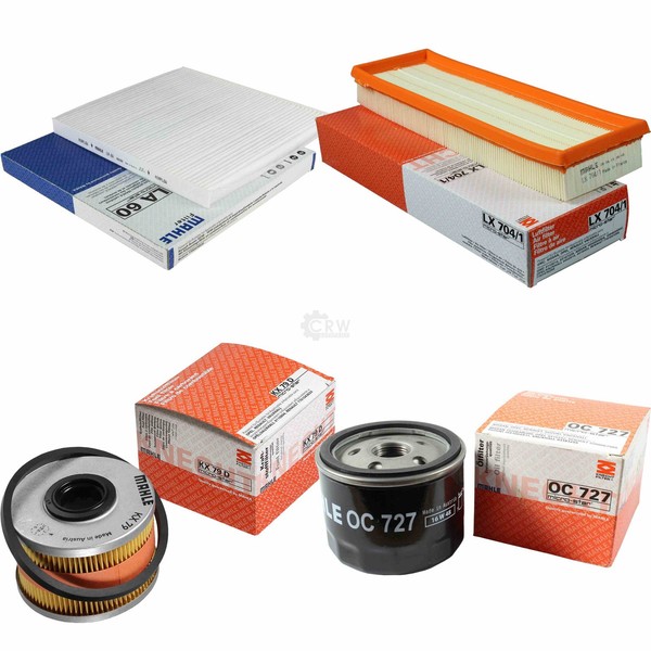 Mahle Kraftstofffilter KX 79D Innenraum LA 60 Luft LX 704/1 ÖLfilter OC 727-image