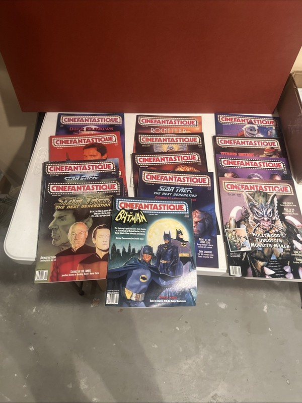 Qty 13 Dif Cinefantastique Magazine - February 1994 Batman Special Double Issue