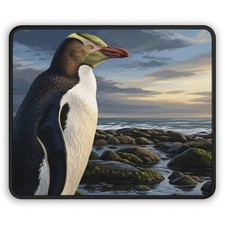 Yellow-Eyed Penguin Gaming Mouse Pad