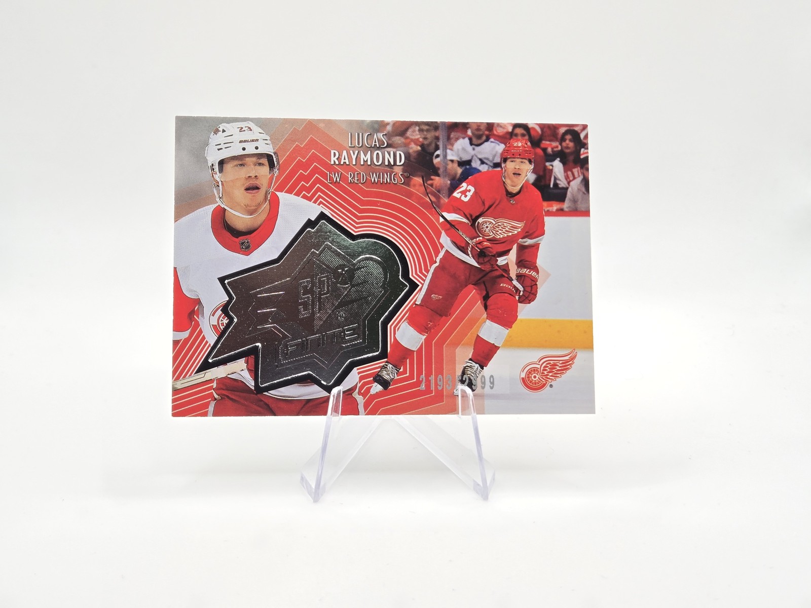 Lucas Raymond #SF-18 Hockey Cards 2021 Upper Deck SPx Finite trading card — raw and PSA graded price guide