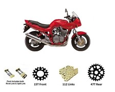 Suzuki Bandit 600 GOLD X-Ring Chain and Sprocket Kit '00-'04