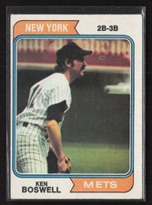 1974 Topps #645 Ken Boswell - EX/EX+ Set Break!