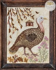 COTTAGE GARDEN Cross Stitch Chart Pattern THE TURKEY Year in the Woods II