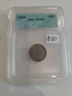 1902 Silver Barber Dime AU50 ICG 10C
