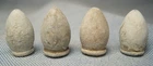 4 Dug Civil War Dropped .36 Cal. Teardrop Bullets from Arkansas