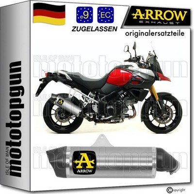 ARROW AUSPUFF ZUGELASSEN MAXI RACE-TECH ALUMINIUM C SUZUKI V-STROM 1000 2015 15