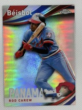 2021 Topps Chrome - Beisbol ROD CAREW #B-5 HOF Minnesota Twins !!!