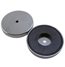 Ceramic Round Base Magnet Fastener Pack Heavyduty Strong Magnets 95 Lb Pull Each