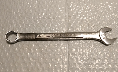 #ad #ad CRAFTSMAN TOOLS USA VV44701 3 4quot; COMBINATION WRENCH 9.5quot; LONG 12 POINT. $11.89