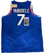 Guerschon Yabusele Signed France Jersey Paris Olympics JSA COA
