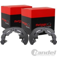 2X Metzger Spritzbleche Bremsscheiben Vorne Passend FÜR Ford C-MAX Focus Grand