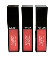 Revlon Colorstay Stain 025 Cannes Crush 3 Pack Moisture Lip Color Gloss SEALED