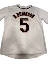 Brooks Robinson #5 Baltimore Orioles Signed MLB Authentic Jersey Autographed JSA