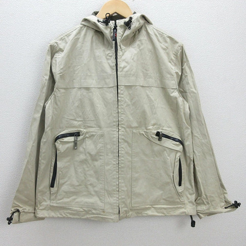 H■Thomas Burberry/Thomas Burberry thin cotton jacket [M] Beige/MENS■72 [Used]