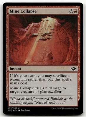 Mine Collapse #135 (Foil) (LP) Modern Horizons 2 MH2 Magic MTG