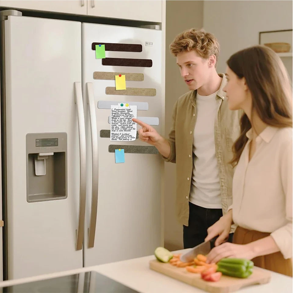 8 Stück Pinnwand Bar Streifen Korkplatte Selbstklebend - Bild 3 von 4