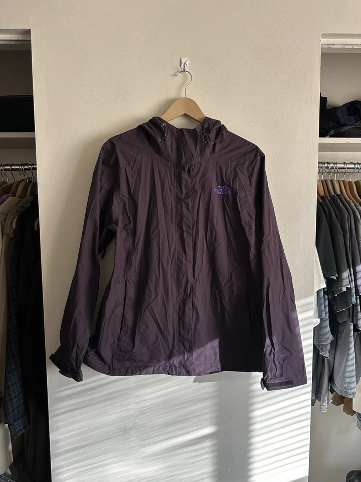 Chaqueta rígida Y2K púrpura North Face para mujer talla XL Foto 3 de 4