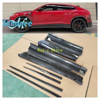 Real Carbon Fiber Sideskirts Side Skirt Step Lip For Lamborghini Urus Top Style