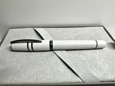 Visconti Homo Sapiens Lava Color Blizzard Fountain Pen With 14K Gold Broad Nib