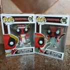 LOT of 2 Funko POP! MARVEL DEADPOOL - Roman Senator 779 & Larp #780 Bobble-Head