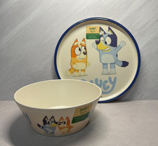 BLUEY 2 PIECE PLATE AND BOWL TABLEWARE SET CHILDRENS