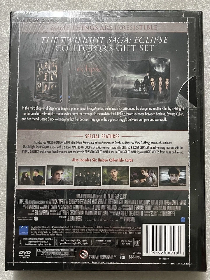 Twilight Saga: Eclipse (DVD, Target Collector's Gift Set) NEW SEALED - Image 2 of 4