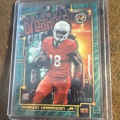 Topps 2024 Resurgence Circuit Breakers Marvin Harrison Jr. Aqua Surge /249 RC