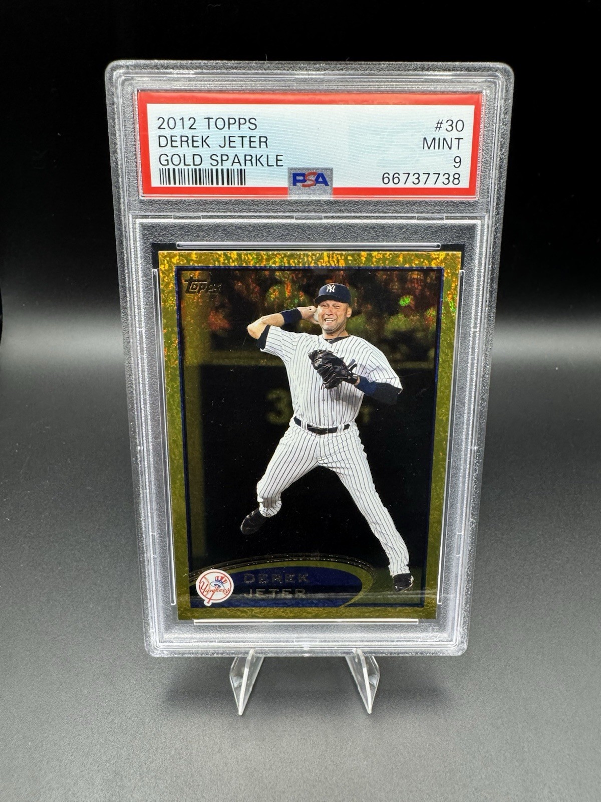 2012 Topps - Derek Jeter #30 Gold Sparkle
