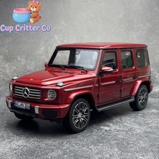 NOREV 1/18 1/18 Mercedes Benz G-Class G500 2024 W463 RED SUV alloy car model