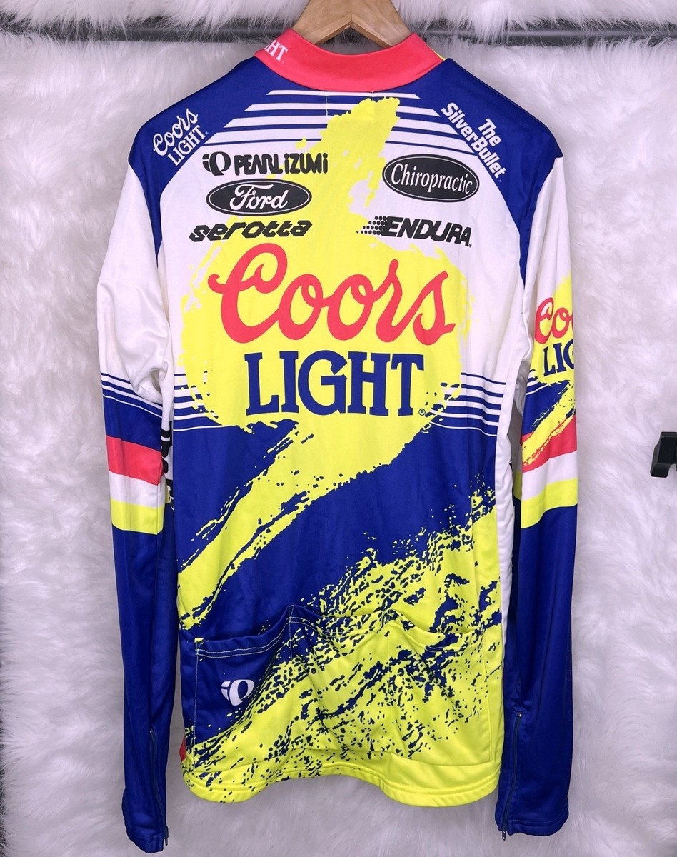VTG 90s iPearl Izumi Coors Light Team Cycling Bicycle Bike Jersey