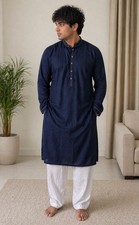 Men Indian Wear Kurta Desi Festive Wear Cotton Kurta Traditional Dress Size 51