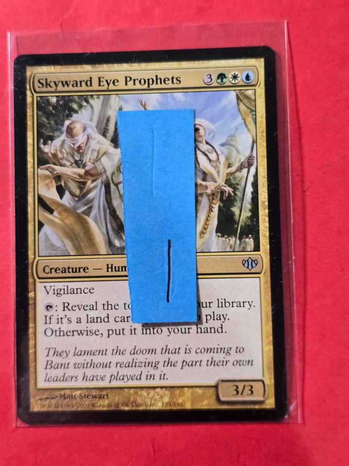 2009 Magic The Gathering Conflux #125 Skyward Eye Prophets, UC, NF, cd1 - Image 3 of 3