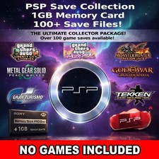 PSP Unlocked Save Collection - 100 Saves - Memory Stick - 100 Complete