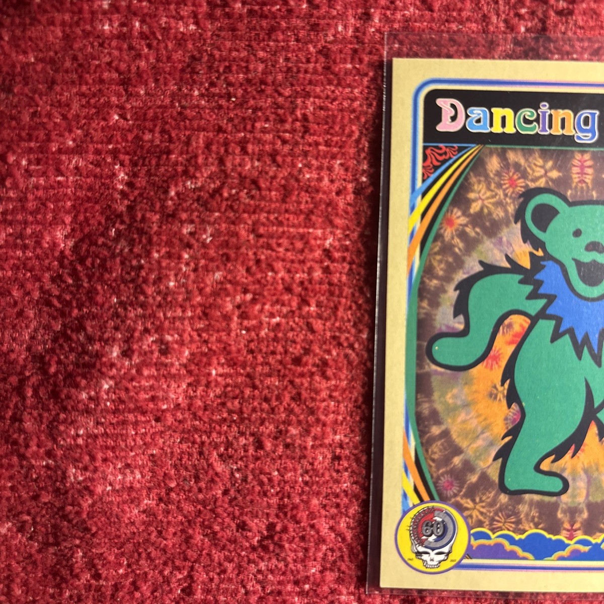 Grateful Dead Dancing Bears 2025 Upper Deck 60 Years #3 Green 1973
