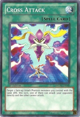 3 x Cross Attack - PHSW-EN048 - Common - 1st Edition Near Mint, English YGO
