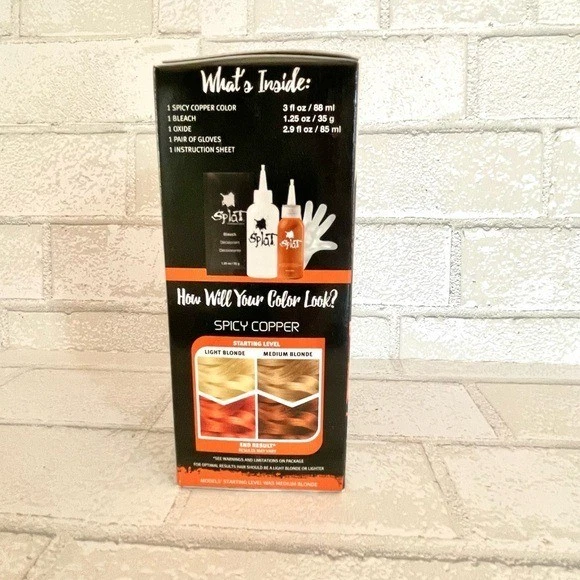 Kit completo de color de cabello Splat Spicy Copper Foto 3 de 4