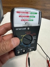 Enercell Cat. No. 22-156 Analog Battery Tester 1.5v To 22.5v Check Button Cell