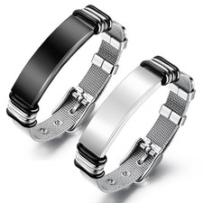 Adjustable Premium Titanium Steel Bracelet - Stylish  Durable Design