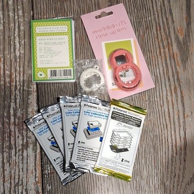 Polaroid ZINK Paper, Close-Up Lens, Film Skin for Instax Mini 9/8/8+/7S