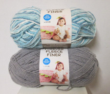 Bernat Forever Fleece Finer Yarn 9.9oz Polyester 5-Choose Pebble /Splish Splash